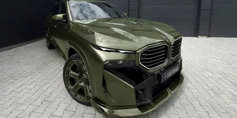 Larte Design перетворило BMW XM на оливковий ексклюзив із карбоновим обвісом