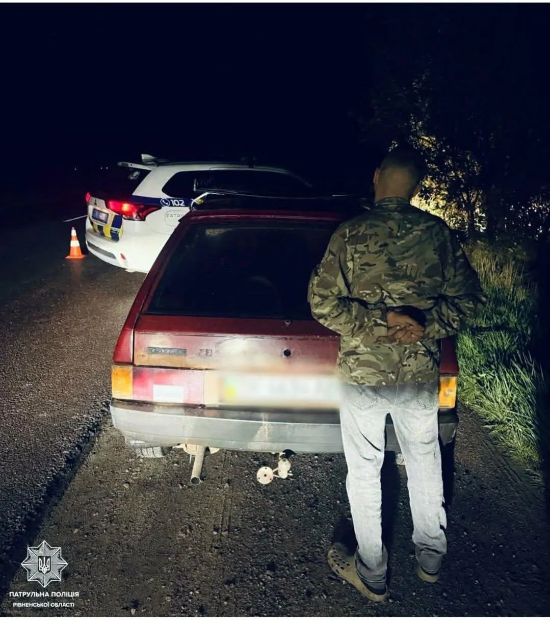 На Рівненщині вночі знайшли викрадений ВАЗ, за кермом був 32-річний чоловік