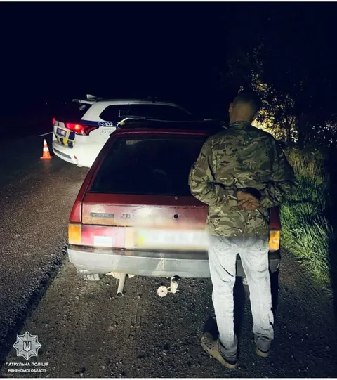 На Рівненщині вночі знайшли викрадений ВАЗ, за кермом був 32-річний чоловік