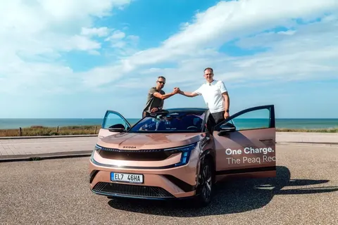 Škoda Peaq проїхав 936 км на одному заряді під наглядом TÜV SÜD