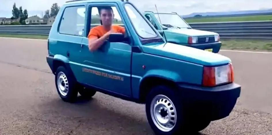 Італієць створив найвужчий автомобіль у світі з Fiat Panda 1993 року