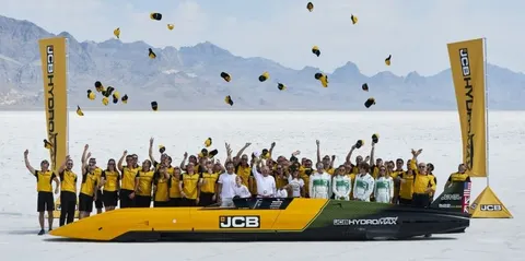 JCB Hydromax встановив світовий рекорд швидкості для водневих авто