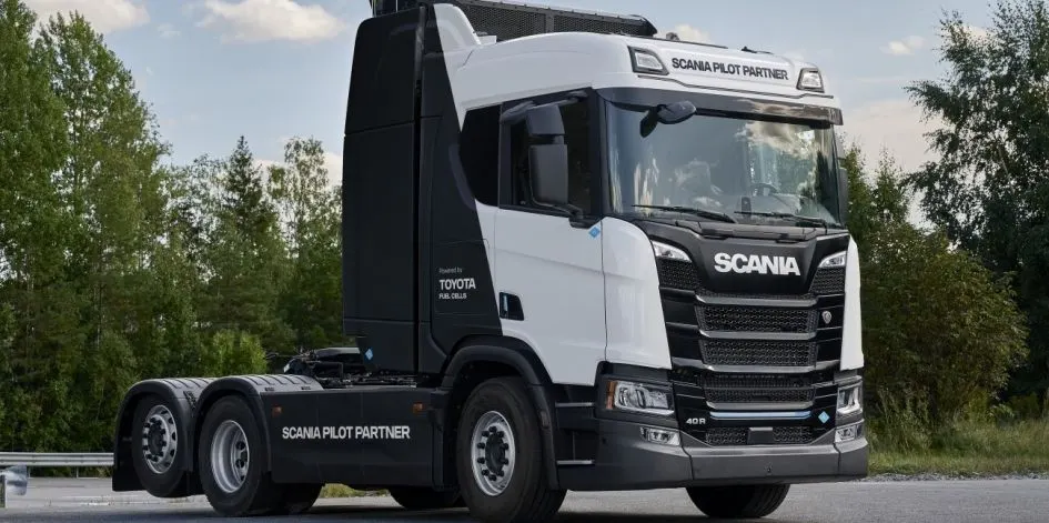 Toyota і Scania випробують водневі вантажівки на маршрутах у 2027 році