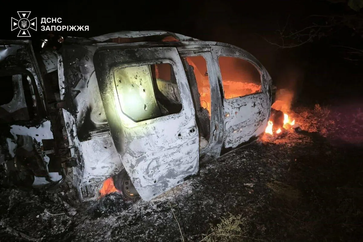 На Запоріжжі за добу сталося шість пожеж: горіли склади, будинок і авто