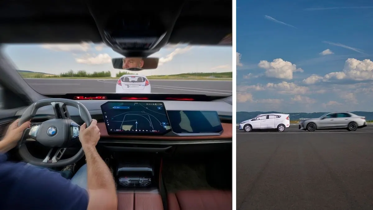 BMW Neue Klasse: авто само об'їде перешкоду та заблокує двері перед велосипедистом