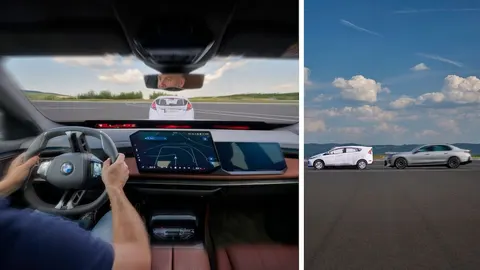 BMW Neue Klasse: авто само об'їде перешкоду та заблокує двері перед велосипедист